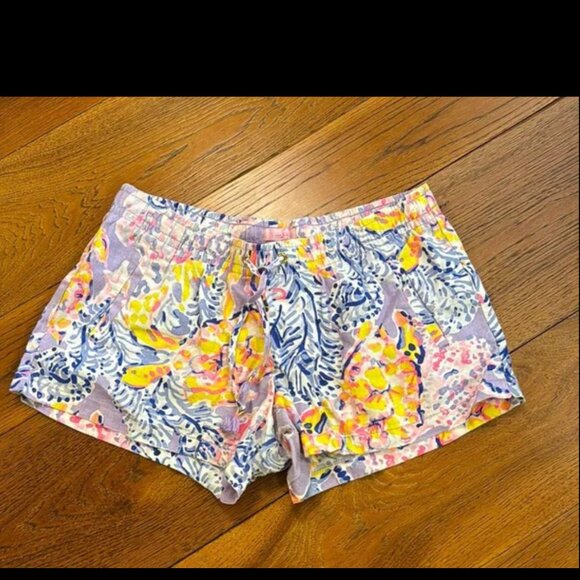 Lilly Pulitzer Baybreeze linen shorts in so snappy size M - Picture 2 of 9